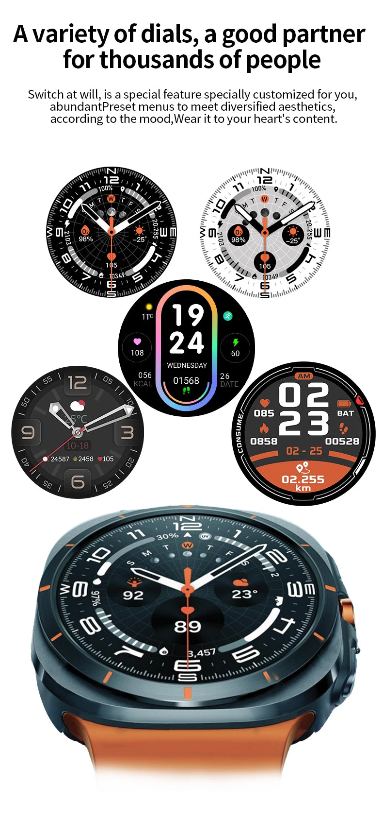 G.L Wear 2025 New Men's Smart Watch