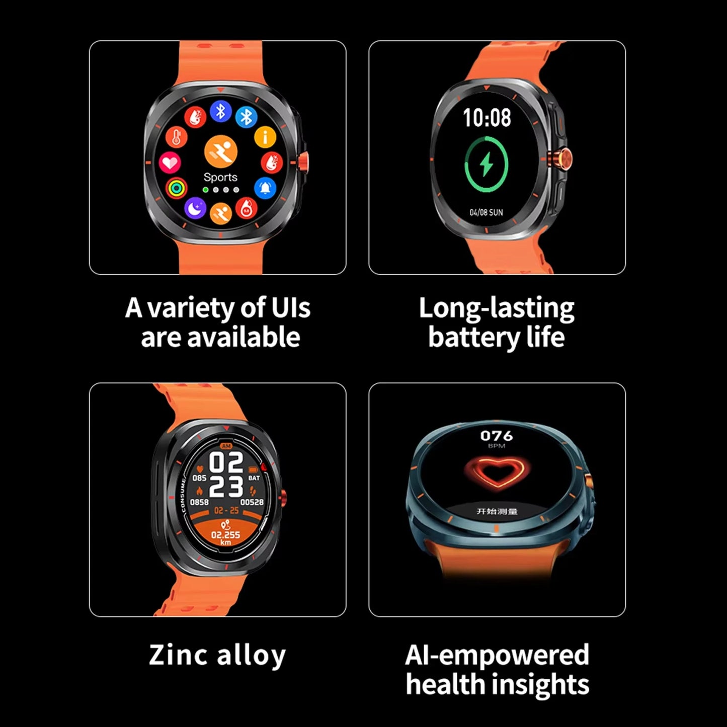 G.L Wear 2025 New Men's Smart Watch