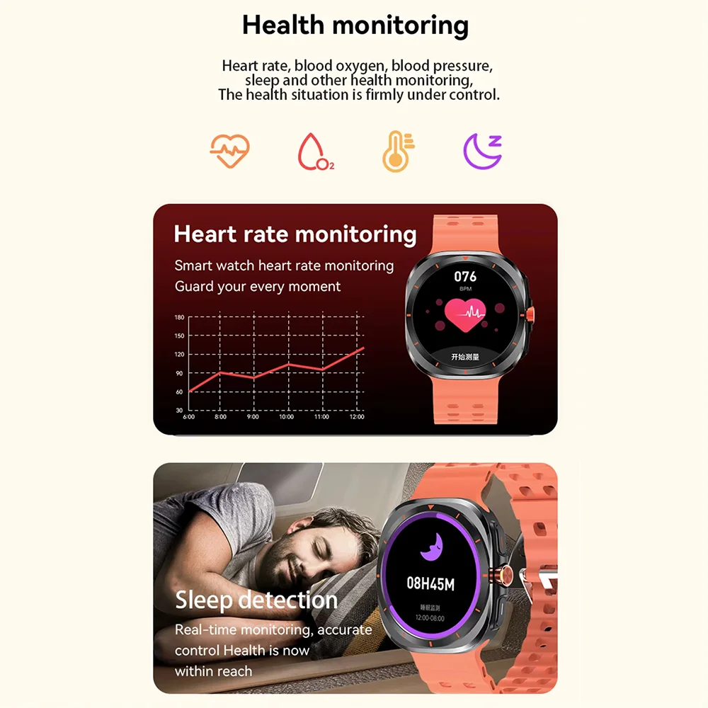 G.L Wear 2025 New Men's Smart Watch